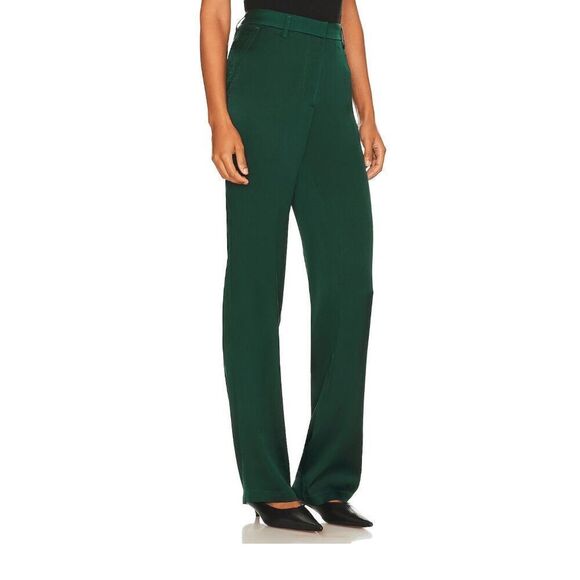 Anine Bing Classic Pants Emerald Green - Picture 6 of 13